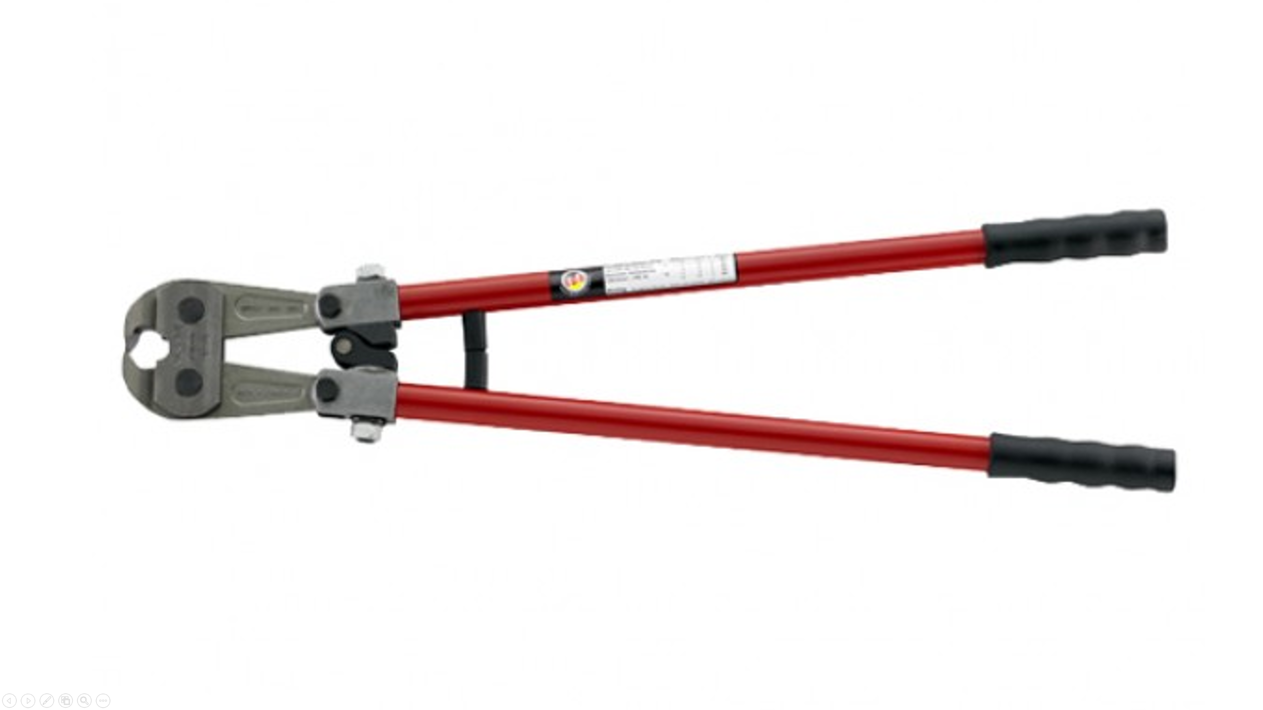 Alarm kopknipschaar 630mm met speciaal scharnierpunt