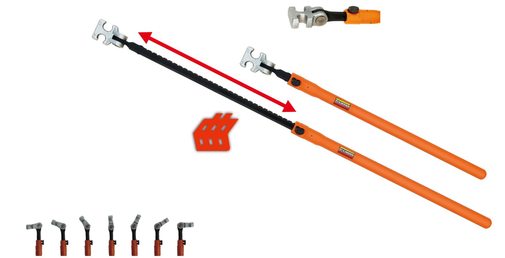 Manuele draagbare buiger, uitschuifbaar (plooi-ijzer)