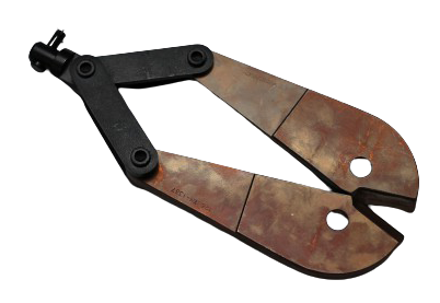 Meskop - betonstaal - pneum. schaar MRC10 & MRC12