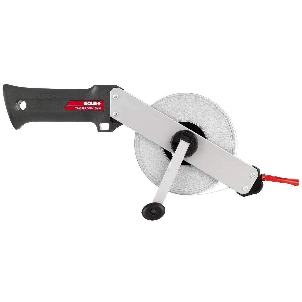 Landmetermaat 30 meter, geijkt, 13mm staalband