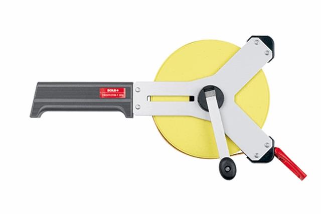 Landmetermaat 30 meter, geijkt, 13mm tufcoat band