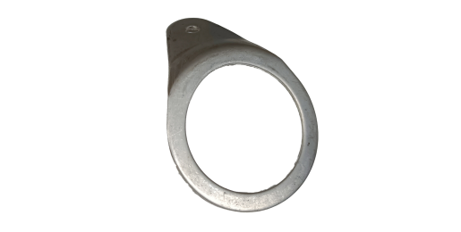 Hook for wire reel leather belt