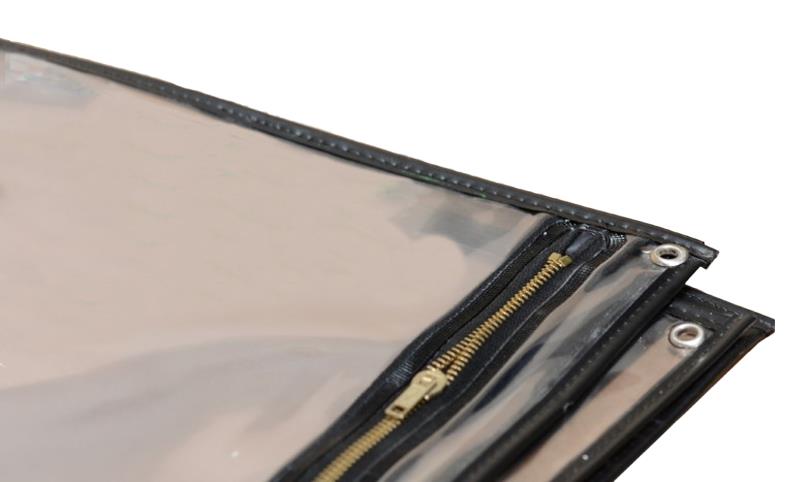 Tekeninghoes 260x330 mm (A4), zware uitvoering met ogen en rits