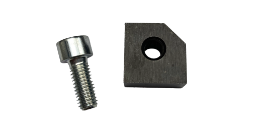 Vaste mes MSU18, met boutje, met klein draadgat, M6