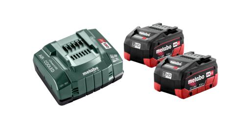 Basis-set Lader en 2 accu's (LIHD accu’s 5,5 Ah)