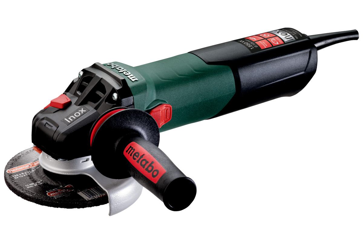 Metabo haakse slijper WEV15-125-Quick, 230V, 1550W (topklasse)