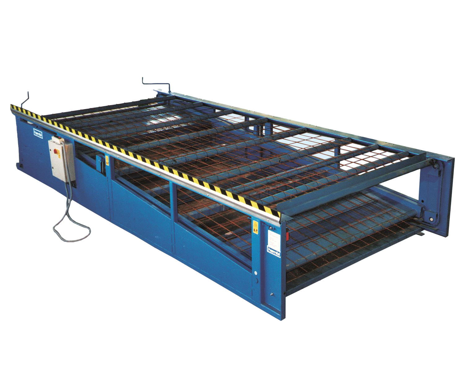 Hambi automatische mattenaan- en afvoertafel