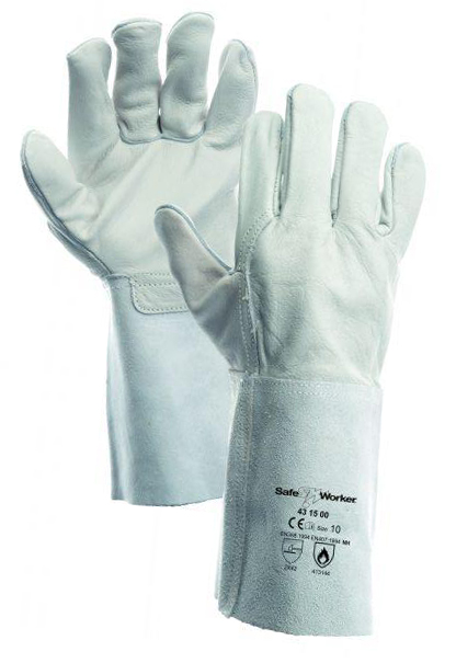 Lashandschoen paar, nerfleer met split