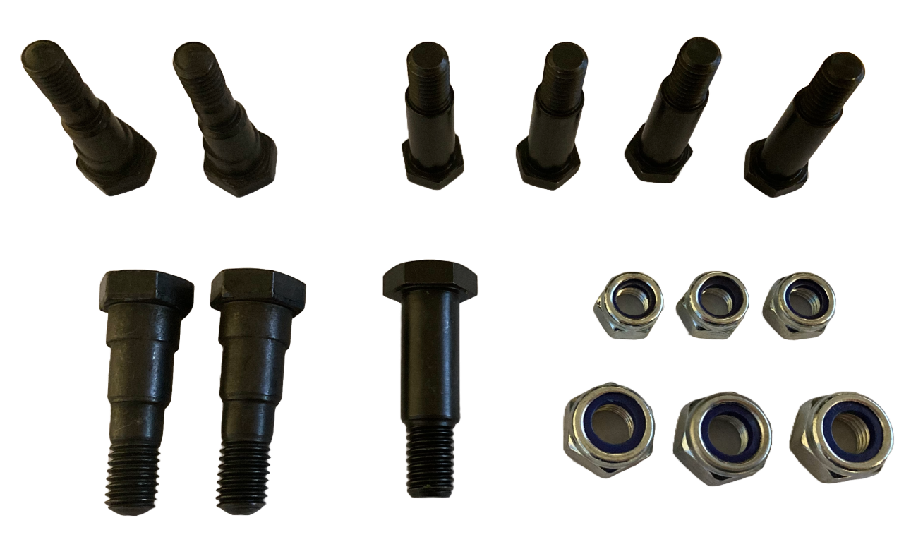 VBW boutenset voor ALU boutenschaar & mattenschaar