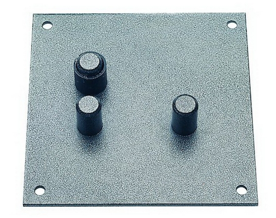 Plooiplaat voor Ø20mm (25x20cm)