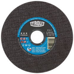 Doorslijpschijf*** 125x3x22,23 (doorgezet), per doos