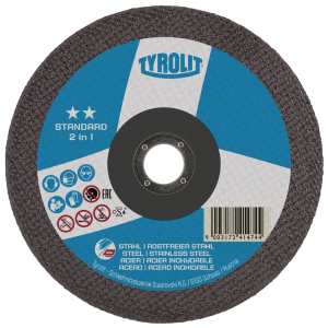 Doorslijpschijf** 125x1x22,2, per emmer a 100 stuks