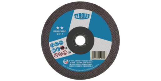 Doorslijpschijf** 125x1x22,2, per emmer a 100 stuks