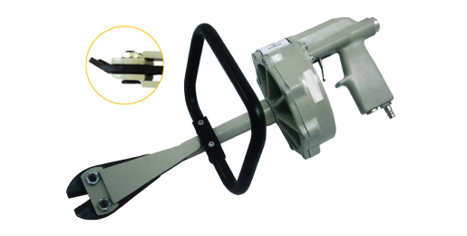 Pneumatische schaar MRC8, met schuine kop (vlak knippen)