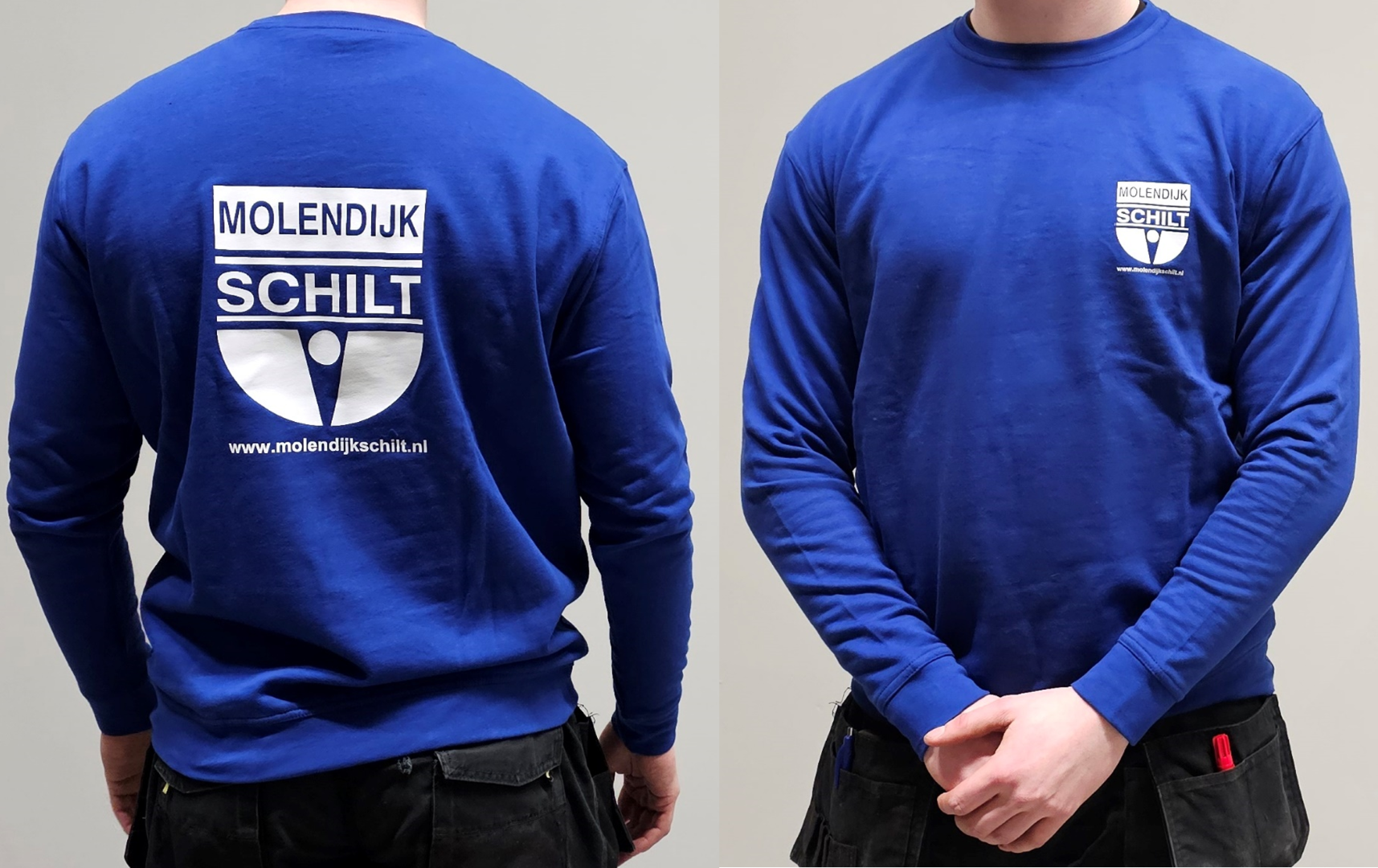 Sweater Molendijk Schilt, maat XXL