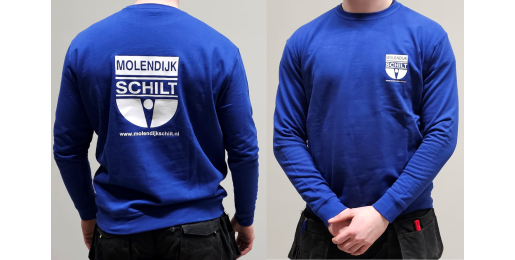 Sweater Molendijk Schilt, maat XXL