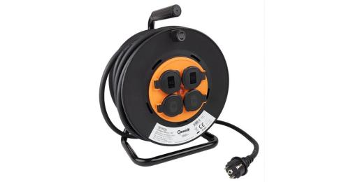 Kabelhaspel 220V- 3G2,5 - neopreen, 25 mtr