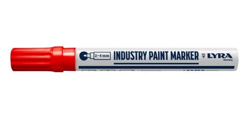Industrie markeerstift 2-4mm rood