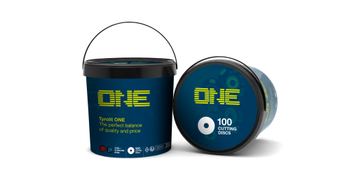 ONE doorslijpschijf 125x1x22,2, per emmer a 100 stuks - TYROLIT