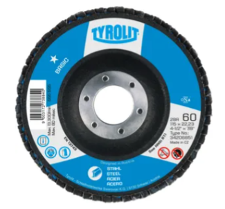 Lamellenschijf* 125x22x23 - K60, per doos a 10 stuks - BASIC