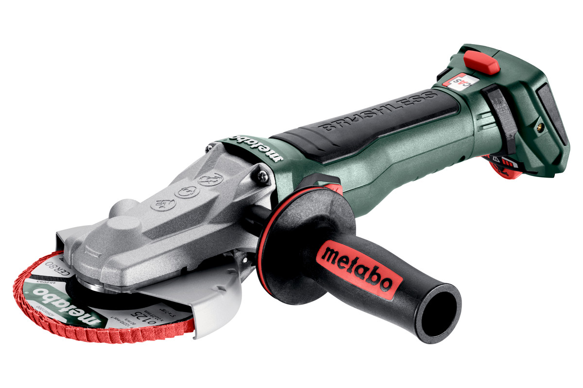 Metabo platkopslijper WVBF 18 LT BL 11-125 Quick, 230V