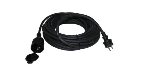 Verlengleiding RA 20m 3G1,5 H07RN-F zw IP44/16A