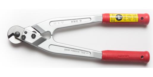 HIT HWC9 staalkabelschaar, aluminium uitvoering