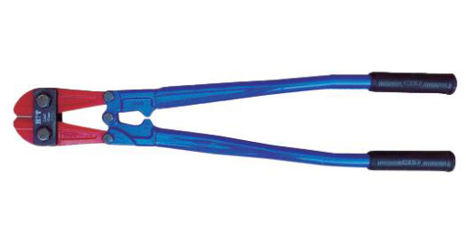 HIT boutenschaar 450mm rood, voor gevlochten tuidraden of scheerlijnen