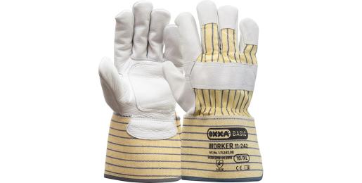 Werkhandschoen A-kwaliteit buffelleder, maat 10/XL