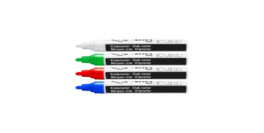 LYRA Krijtmarker 2-4 mm, 4 kleuren, per 4 stuks